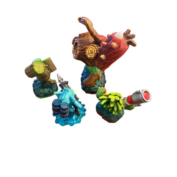 Skylanders Gaming Figures Gill Grunt Trap Team Stump Smash Tree Rex - Picture 5 of 9